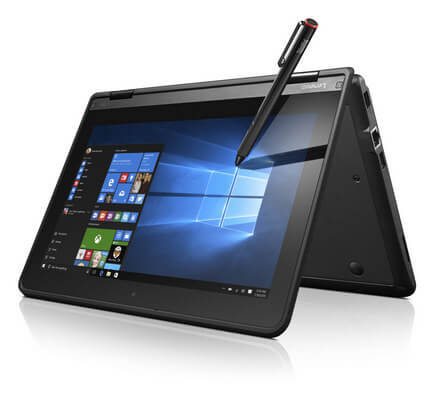 На ноутбуке Lenovo ThinkPad Yoga 11e 4th Gen мигает экран